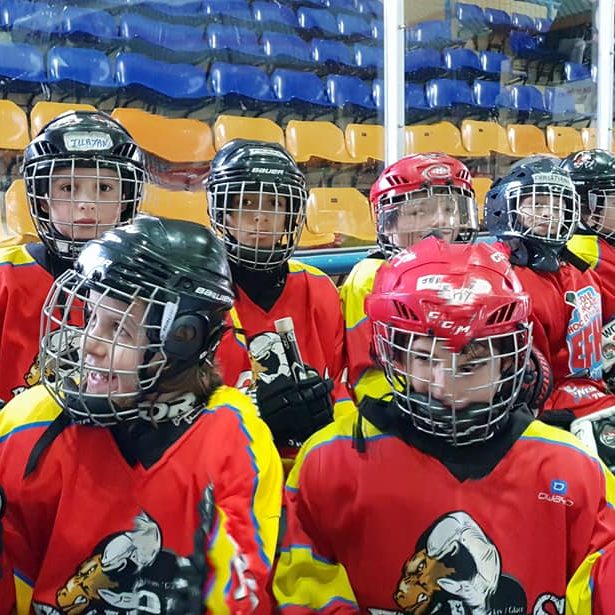 Hockey mineur sur le banc